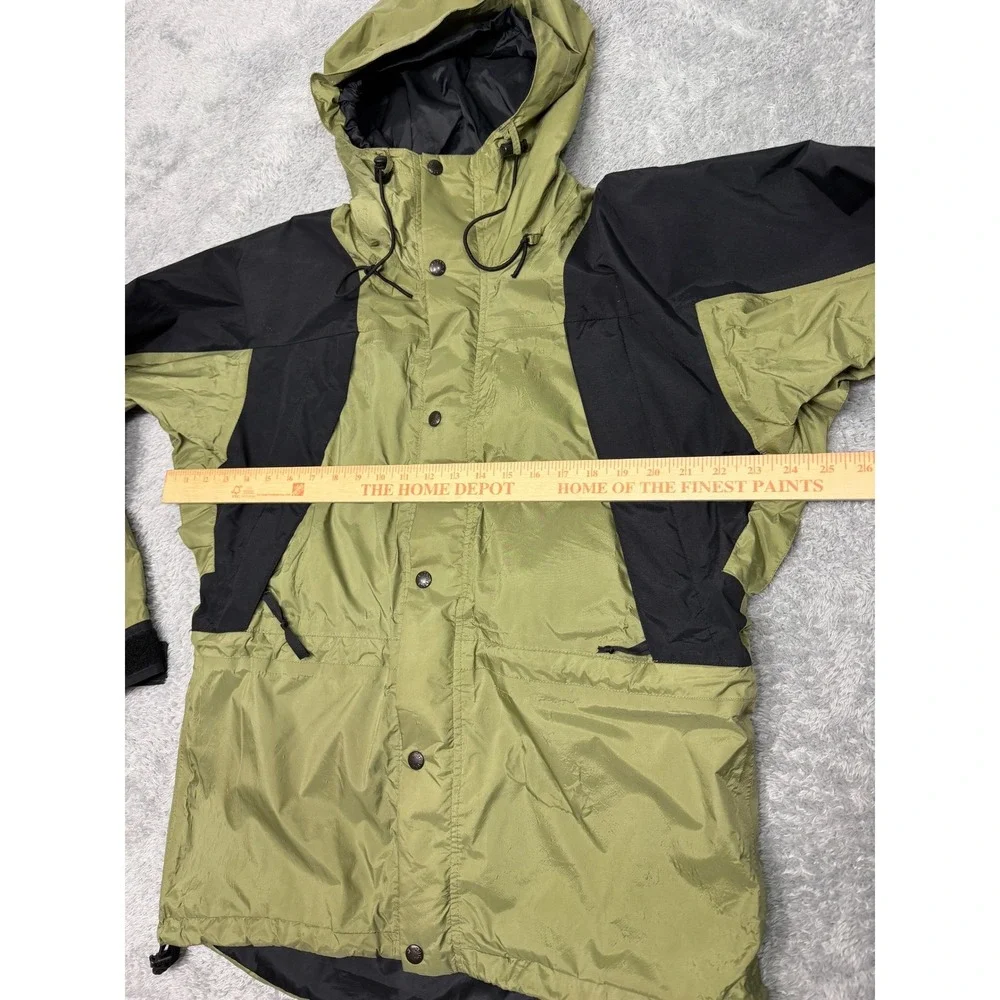 Vintage The North Face Jacket Mens S Green Mountain Light Gore Tex Hooded Zip